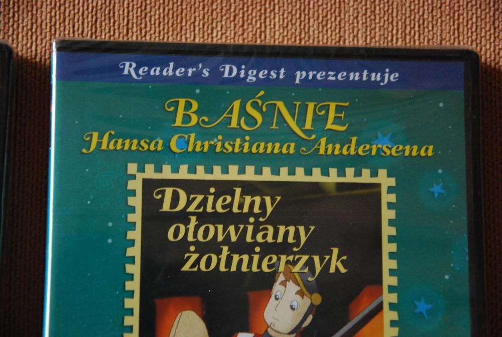 Baśnie dla dzieci Hansa Christiana Andersena, 2 płyty DVD, nowe, folia