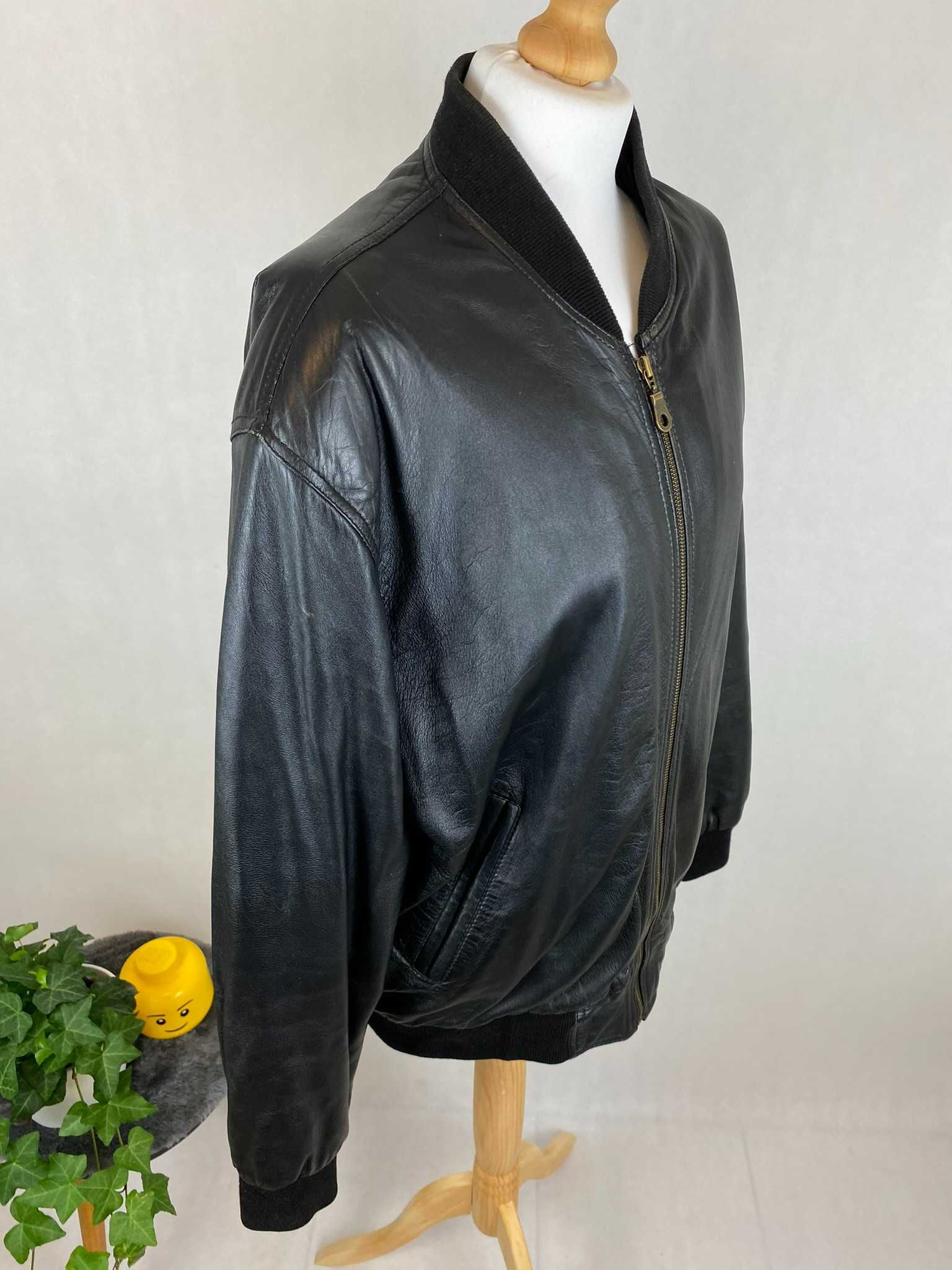kurtka skórzana real leather bomberka avant garde archive