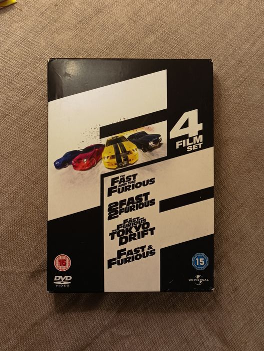 DVD cет з 4х фільмів Fast & Furious/ Форсаж