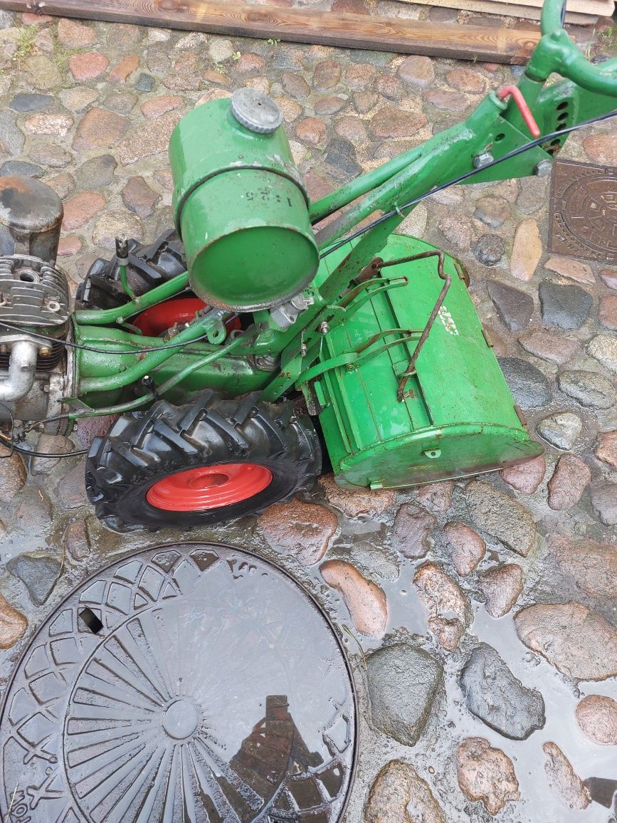 Agria 1600 glebogryzarka hirth traktorek ciągniczek jednoosiowy