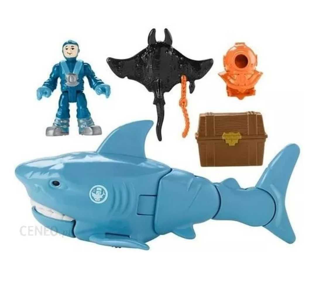 FISHER-PRICE IMAGINEXT Nurek z rekinem figurka