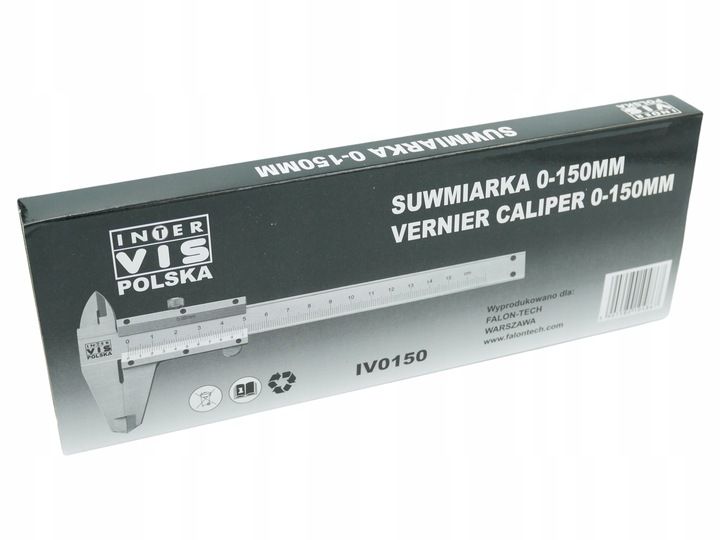 Suwmiarka Noniuszowa 150 / 0,02 Mm Analogowa Etui
