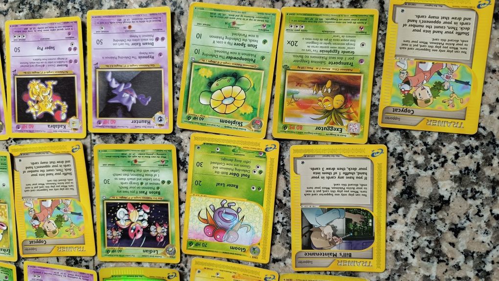 Cartas Pokémon vintage