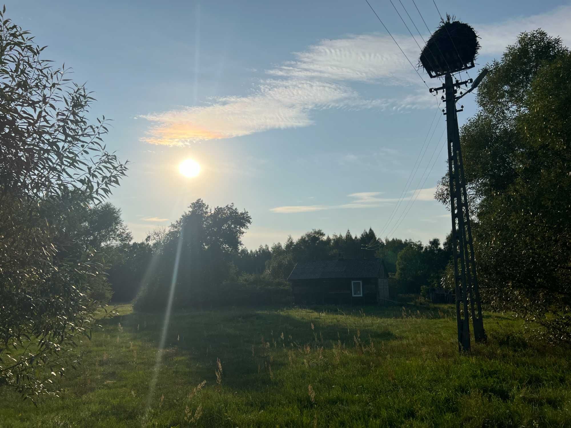 Działka z WZ pod domek całoroczny przy jeziorze i rezerwacie, las staw