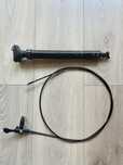Sztyca X-Fusion Manic 170mm, 30,9mm - z manetka, linka i pancerzem