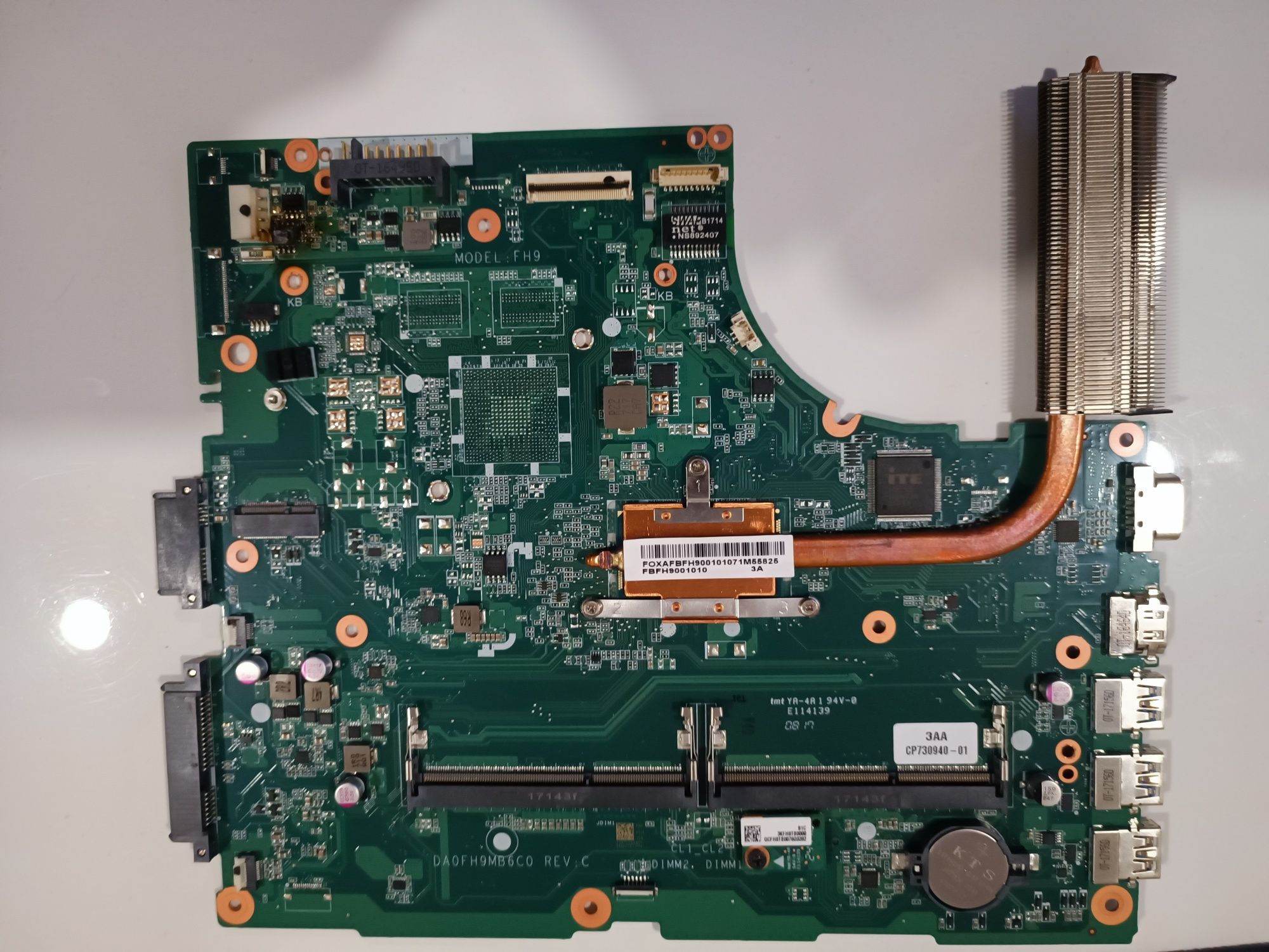 Uszkodzona płyta główna do Fujitsu Lifebook A555 i3-5005U