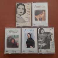 Lote de 5 Cassetes de Amália Rodrigues - Fado - Vintage