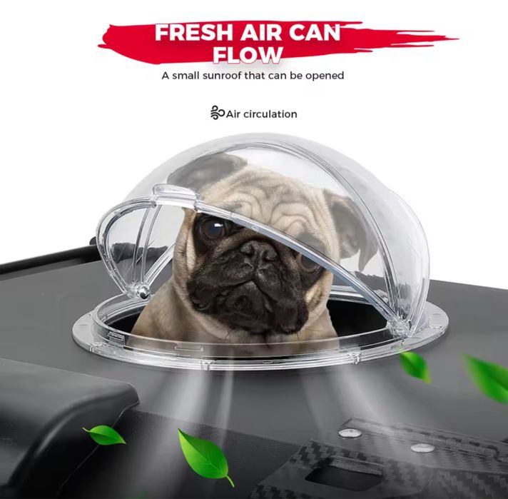 Кофр для собак для мотоцикла / Сумка-корзина для мотоцикла 70л.