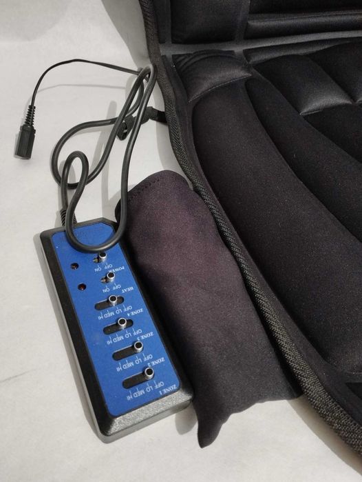 Купить Массажная накидка с подогревом на сидение авто или для дома