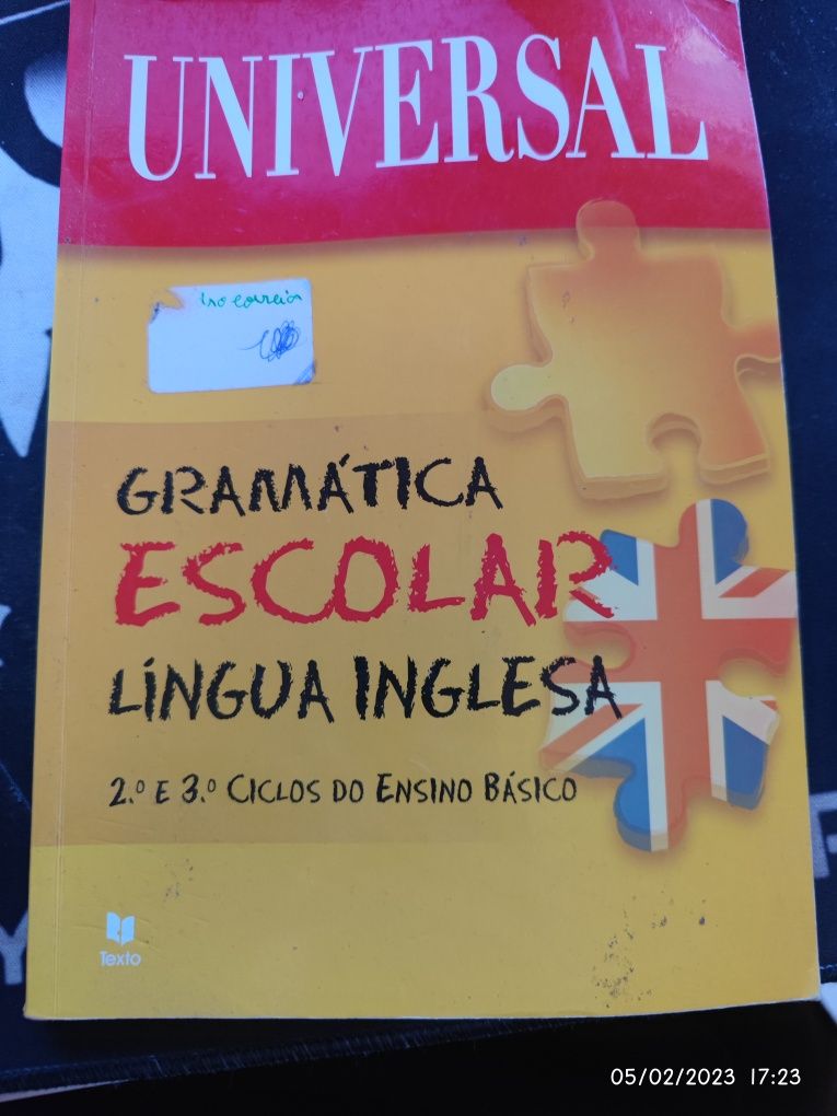 Gramática escolar língua inglesa