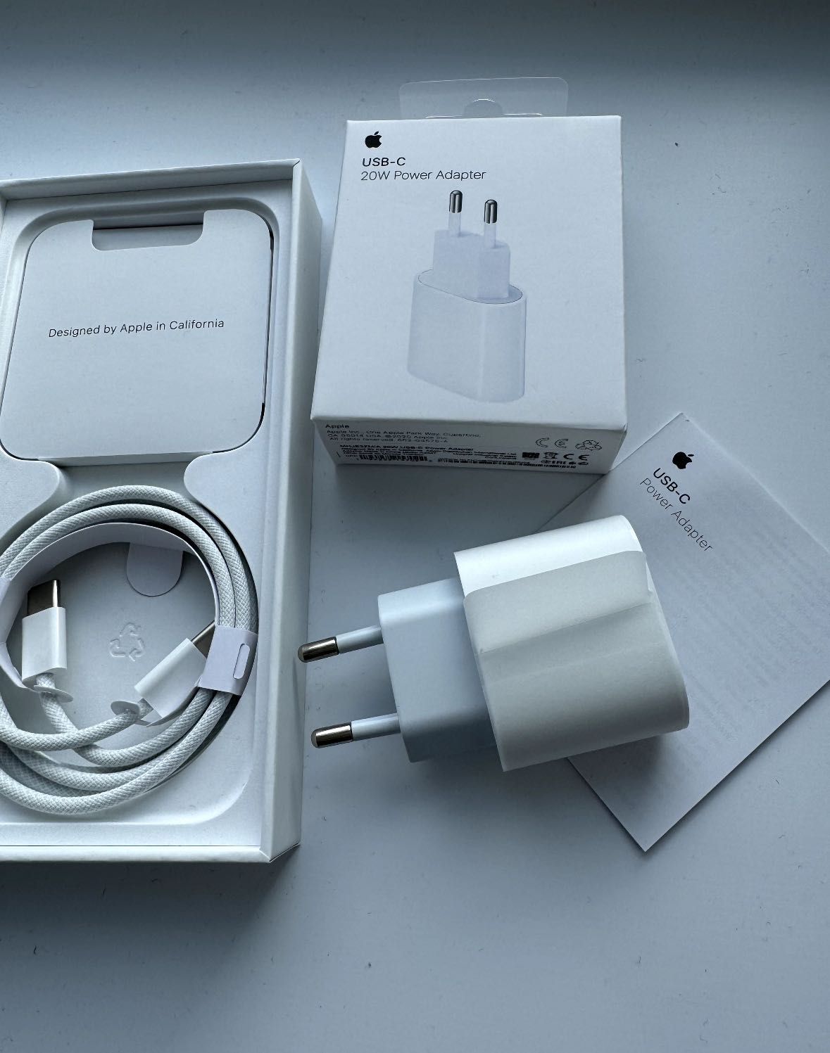 Оригинал швидкісна зарядка 20W оет Apple iPhone Type-C Lightning