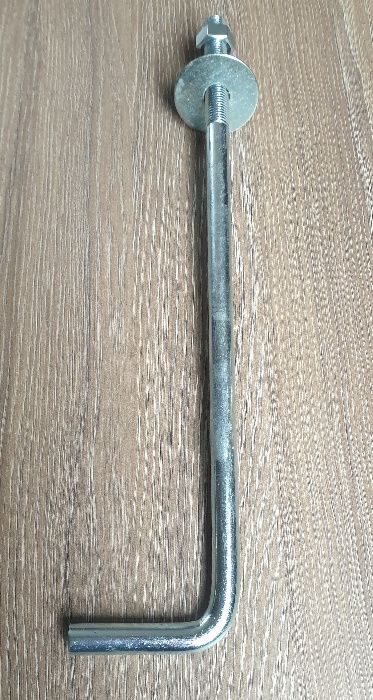DREWPŁYT - Kotwa do murłaty typu L m14 / 450 mm ocynk