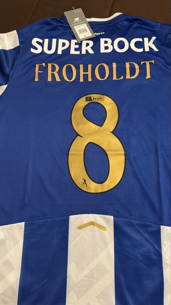 Camisola personalizada de Froholdt, tam L