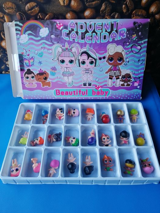 Kalendarz adwentowy bożonarodzeniowy lalki laleczki lol