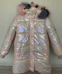Тёплый зимний пуховик, зимнее пальто, куртка 140-146