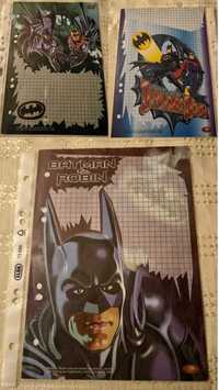 Karteczki kolekcjonerskie z lat 90' do segregatora Batman