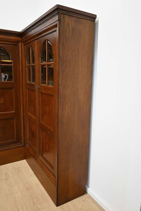 stylowa witryna biblioteka narożna 032603