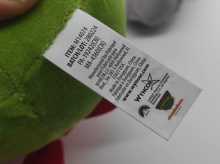 Maskotka figurka gniotka wojownicze żółwie ninja Miraball ZESTAW