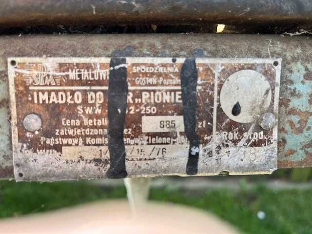 Imadło hydrauliczne na statywie (mimo ze z czasów PRL-u to jak nowe)