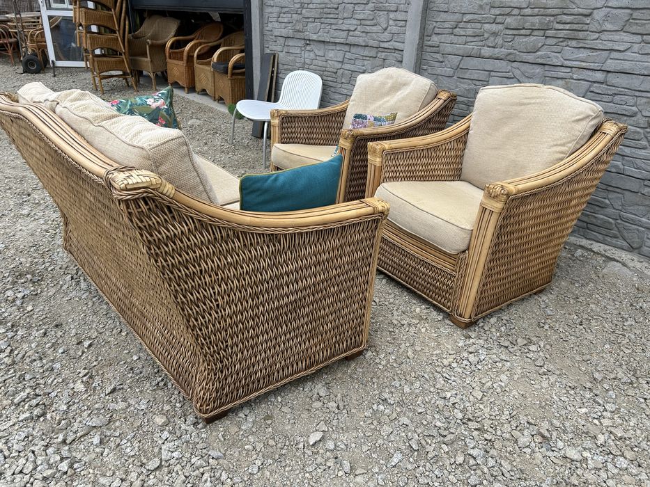 Zestaw komplet debowy z krzywymi nogami