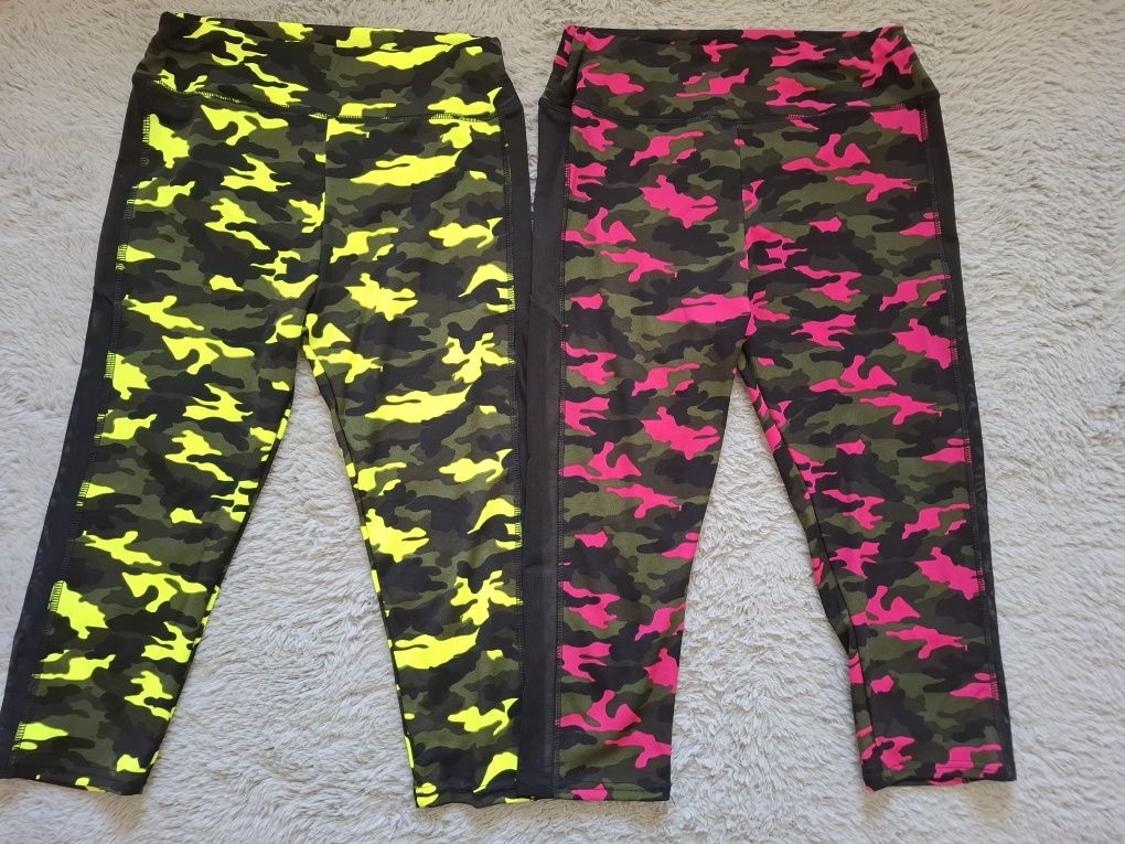 2 pary legginsy 3/4