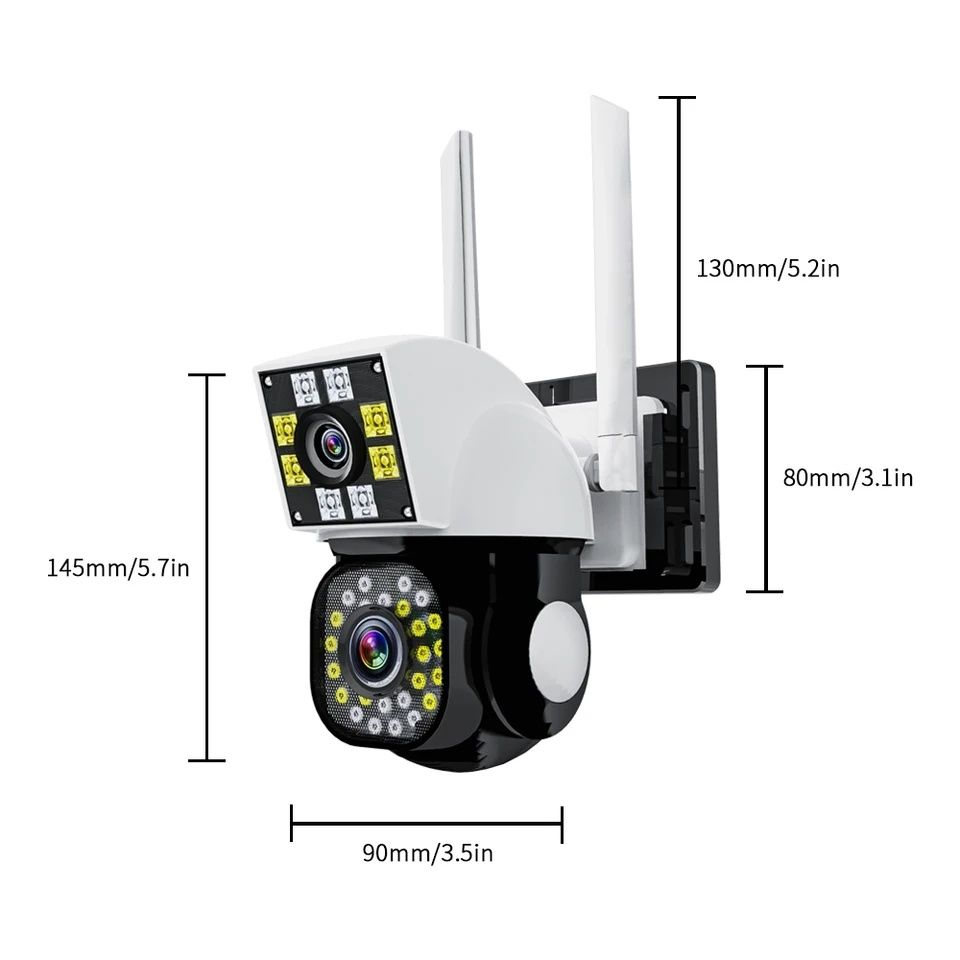 Kamera obrotowa WiFi 4k