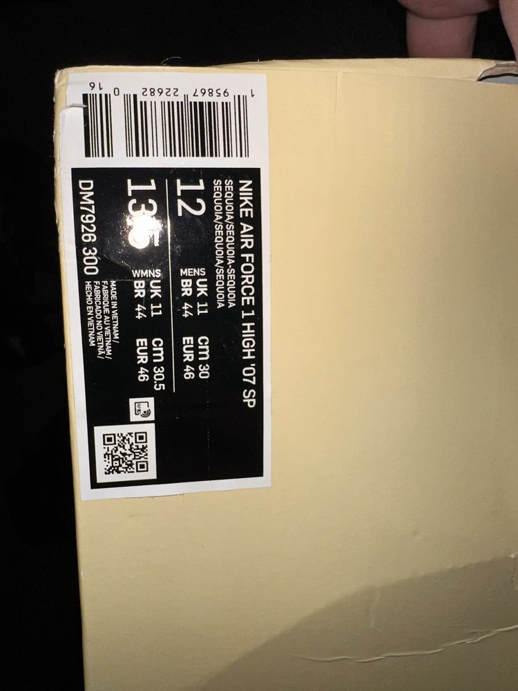 Кросовки Nike Air Force 1 High 07 SP Billie Eilish