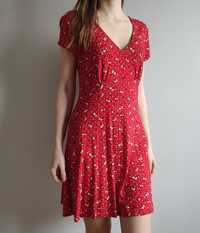 Czerwona sukienka Missguided rozmiar XXS