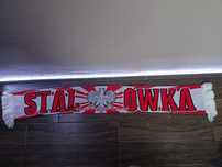 Szalik ZKS Stal Stalowa Wola Stalówka Biało Czerwoni