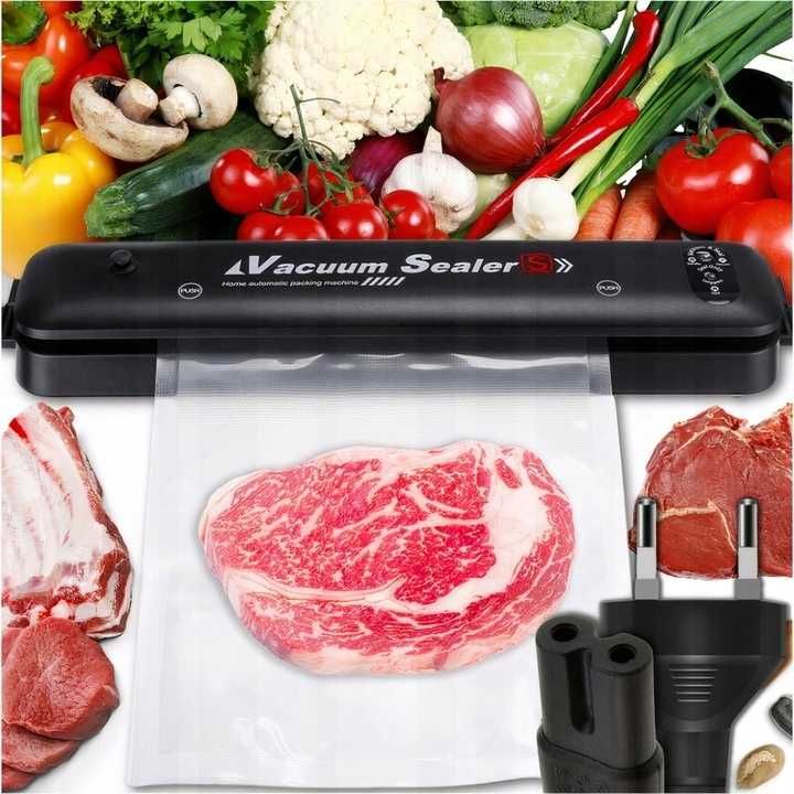 Zgrzewarka próżniowa do żywności + 10 worków VACUUM SEALER MASZYNKA