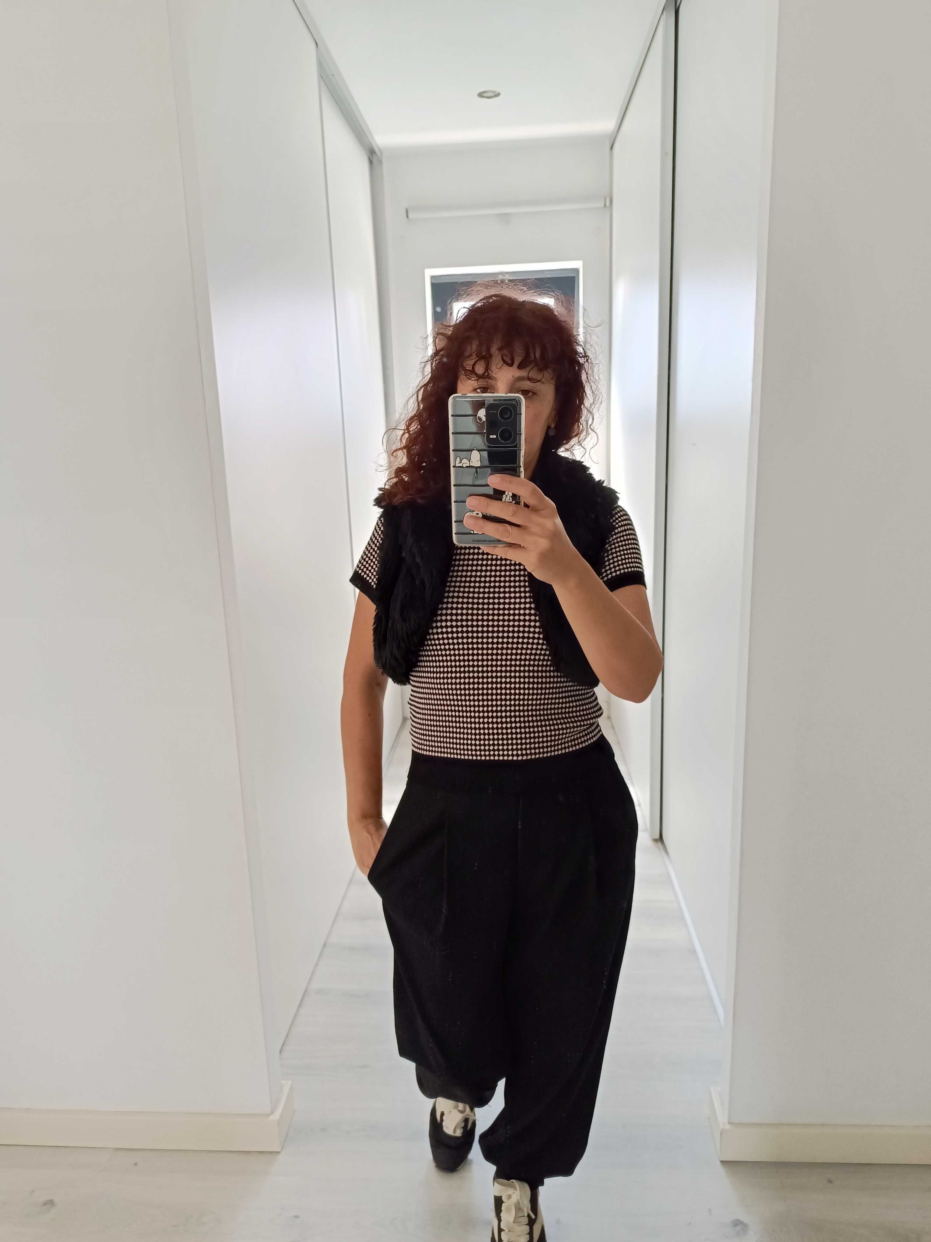 Bolero em pêlo sintético Stradivarius