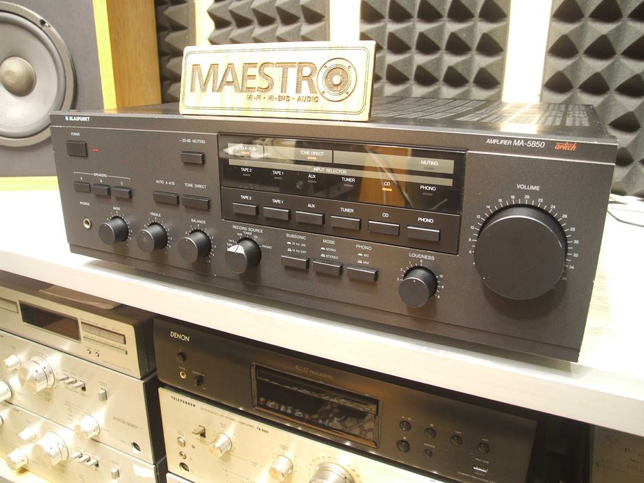 Підсилювач Blaupunkt MA-5850 (Yamaha A-720). 2х100. 10.2 кг. Class A.