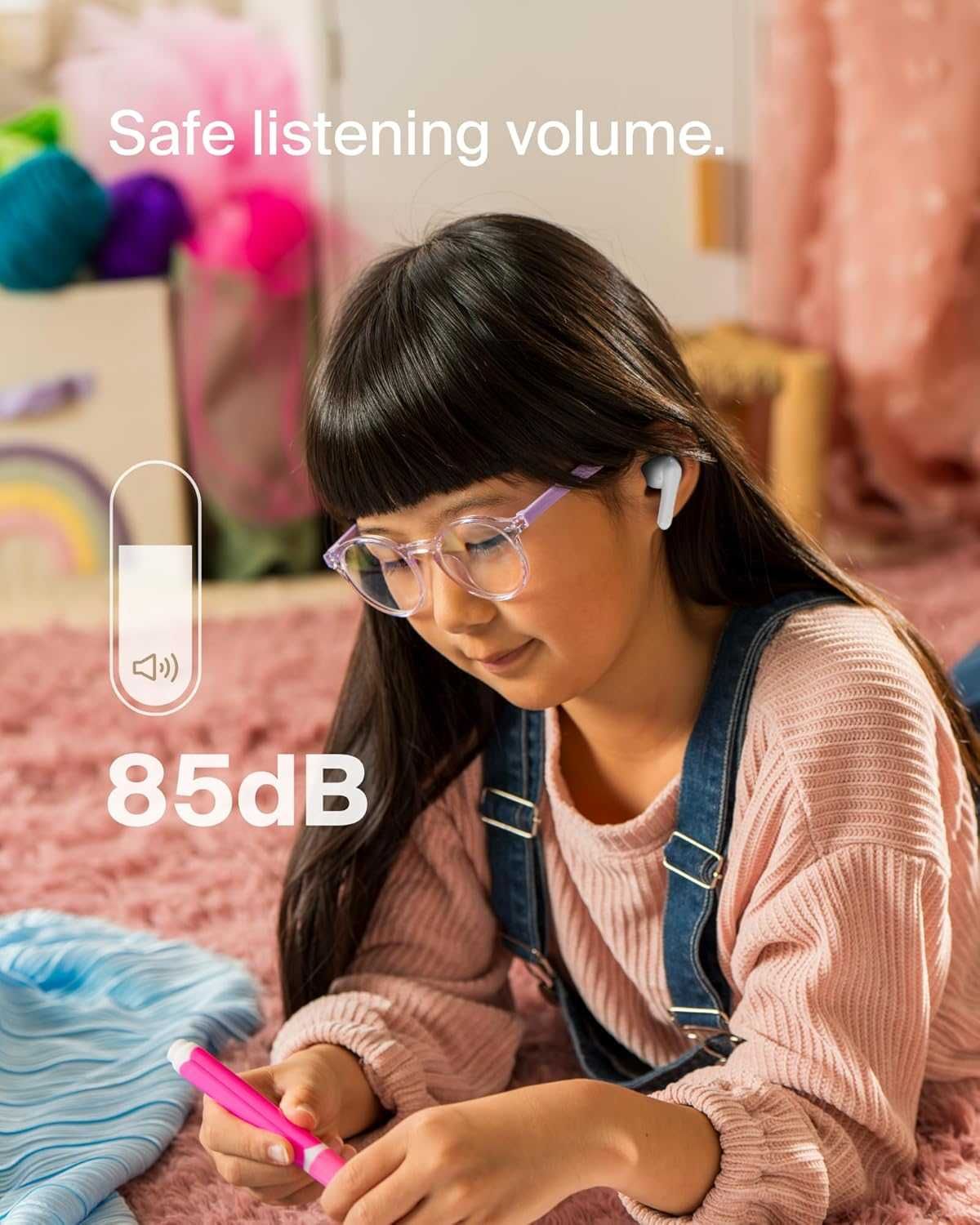 Belkin SoundForm Nano 2 Słuchawki bezprzewodowe douszne dla dzieci