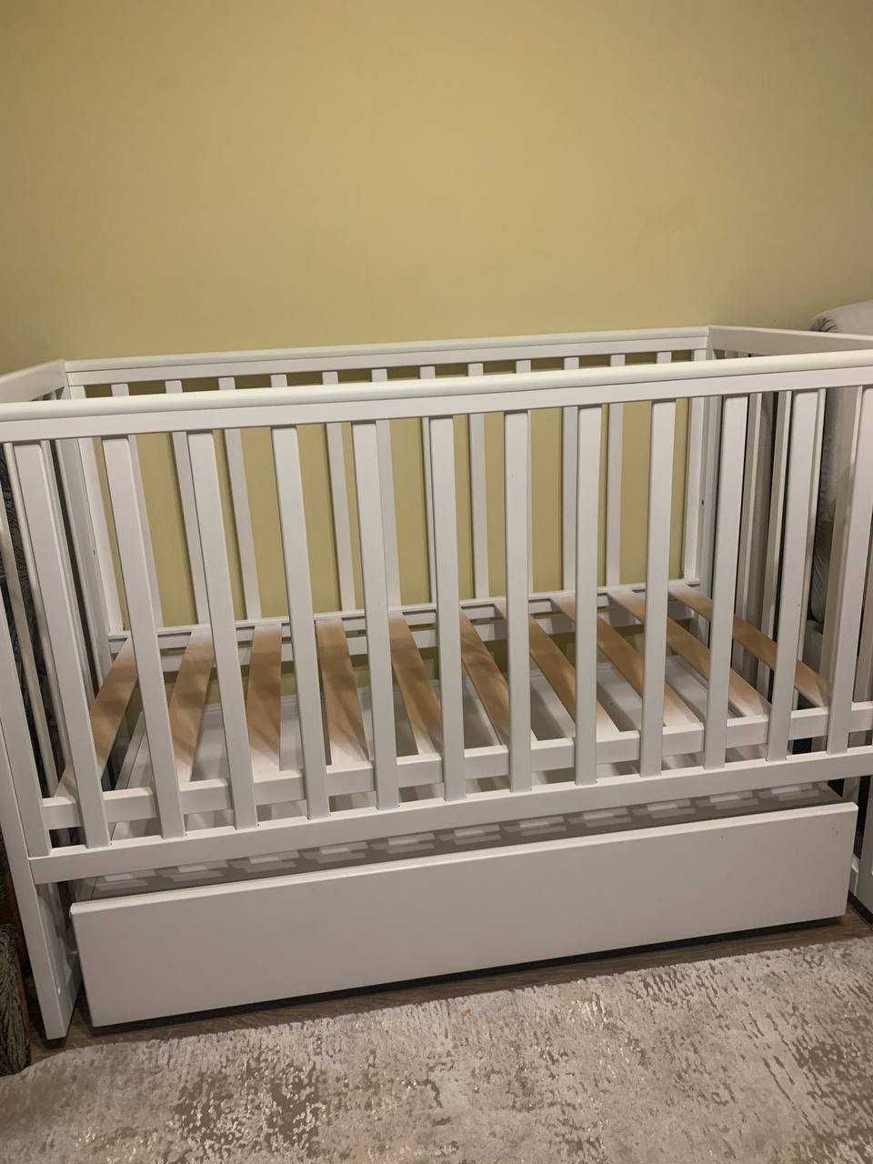 Дитяче ліжечко deSon "Charivne" + ортопедичний матрац Baby Veres