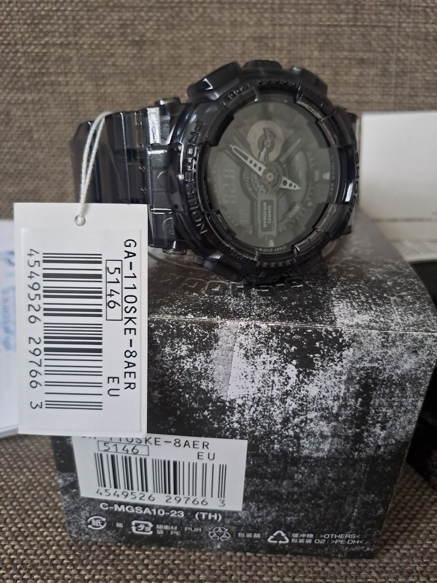 Casio zegarek męski GA-110SKE-8AER nowy na prezent