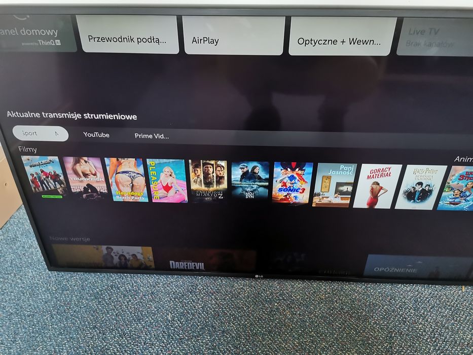 LG 49" 4K Smart TV Active HDR AI TV ze sztuczną inteligencją transpor