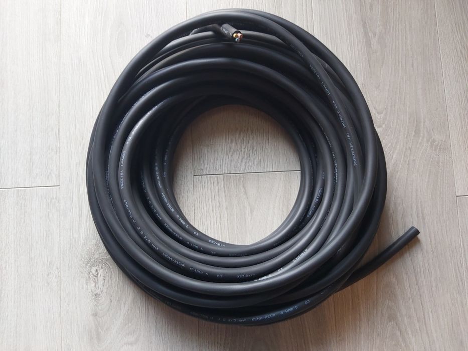 Przewód Kabel Przedłużacz H07RN-F 3X2,5mm Guma  Elastyczny Czarny 10mb