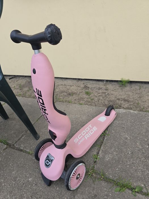 Hulajnoga różowa Scoot and ride oryginalna używana