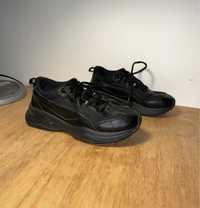 Puma adidasy, sneakersy, czarne, skórzane buty sportowe