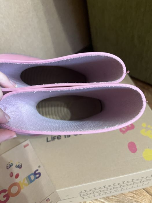 Гумові чоботи рожеві