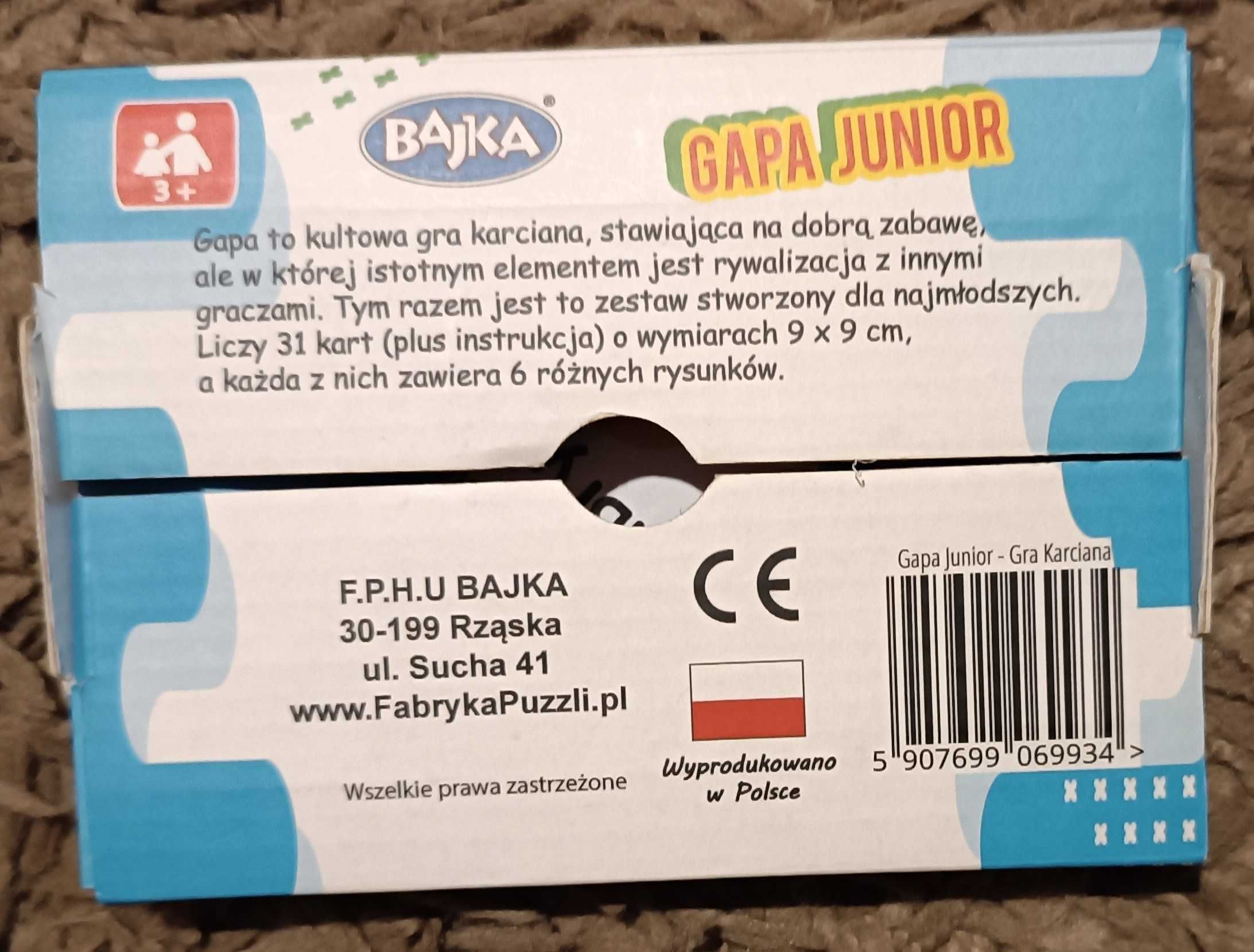 Gra JUNIOR w pudełku - kompletna