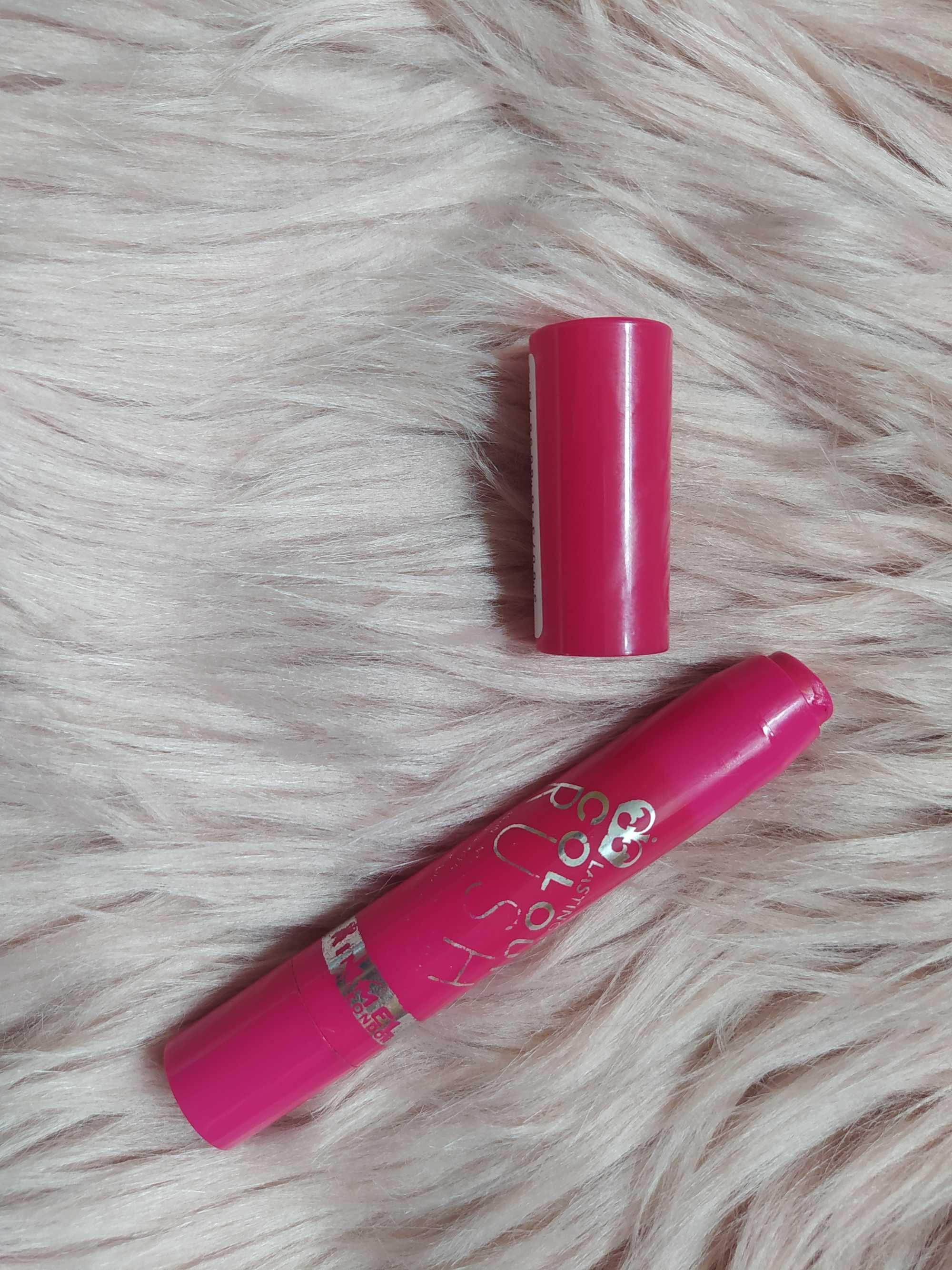 Rimmel lasting finish colour rush  210 boom chick a boom pink szminka