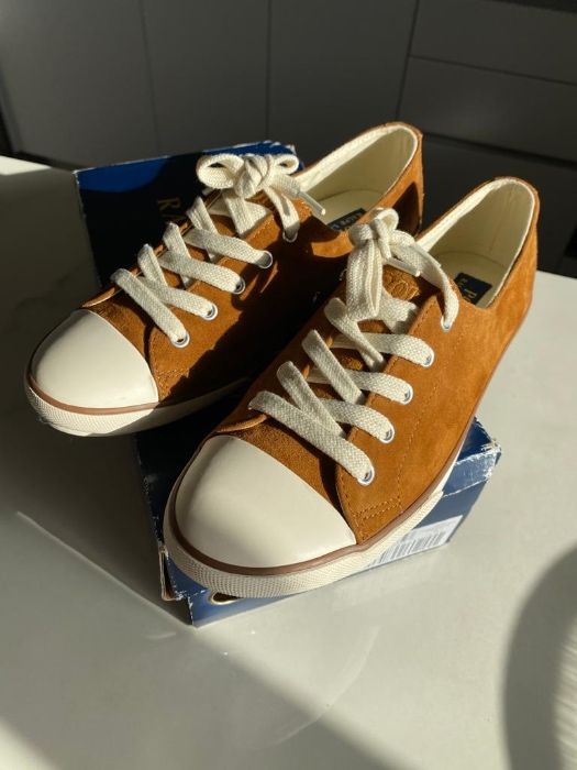Sapatilhas castanhas Polo Ralph Lauren tamanho 38