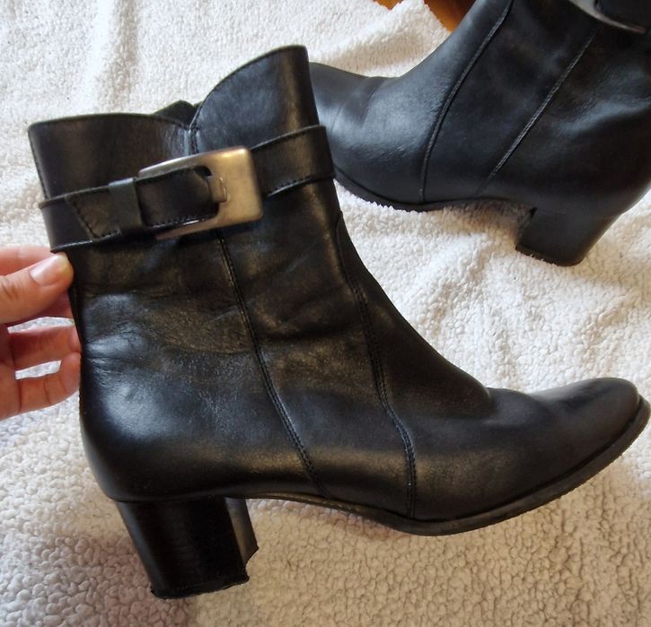 Botki Wojas skóra, rozmiar 40