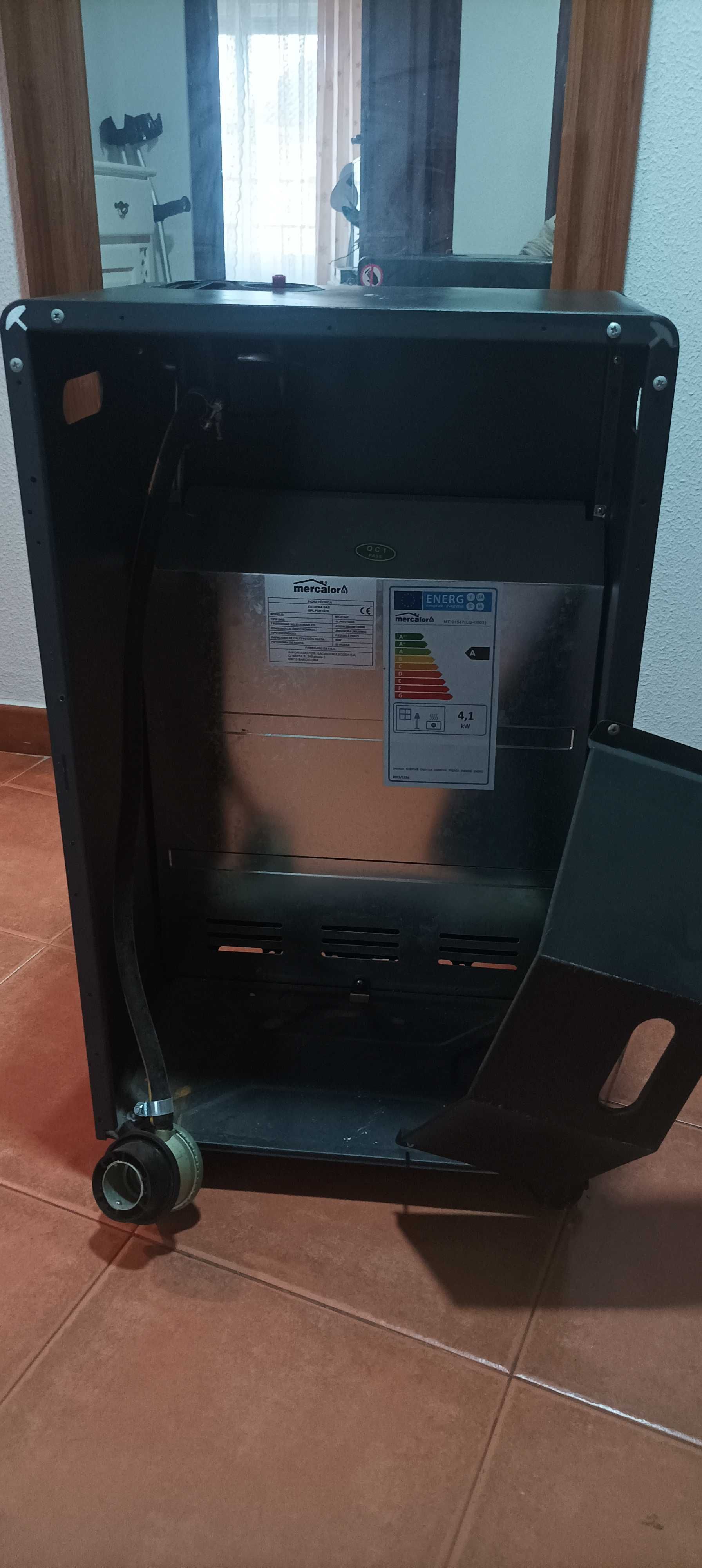 Aquecedor a gás com redutor