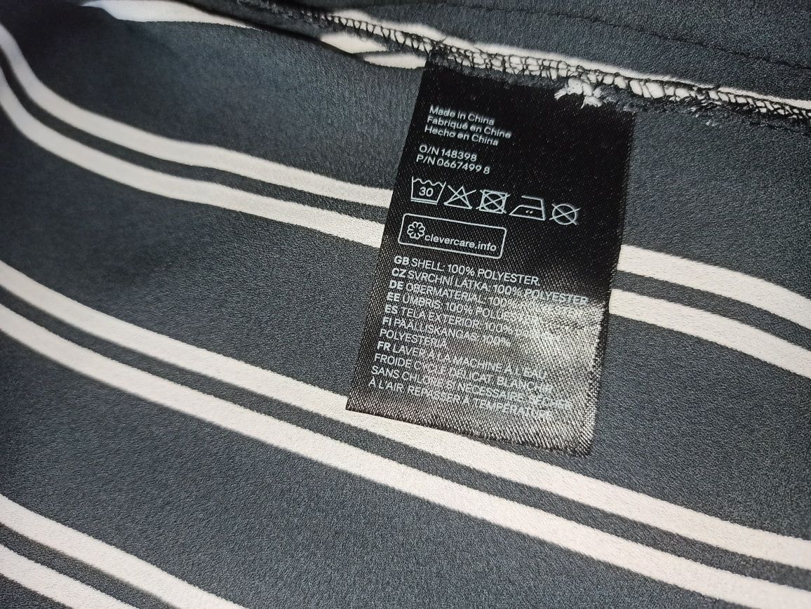 Koszula z kołnierzem w paski h&m