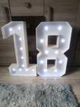 Cyfry LED na 18 piankowe