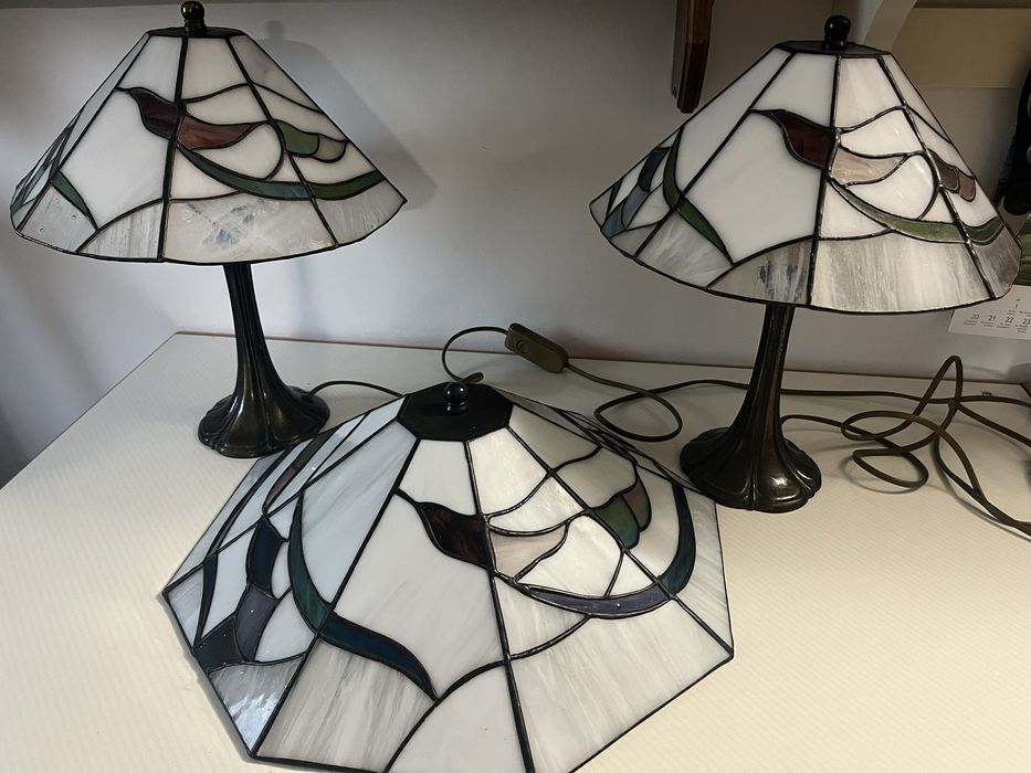 Tiffany, zestaw lamp -Honsel