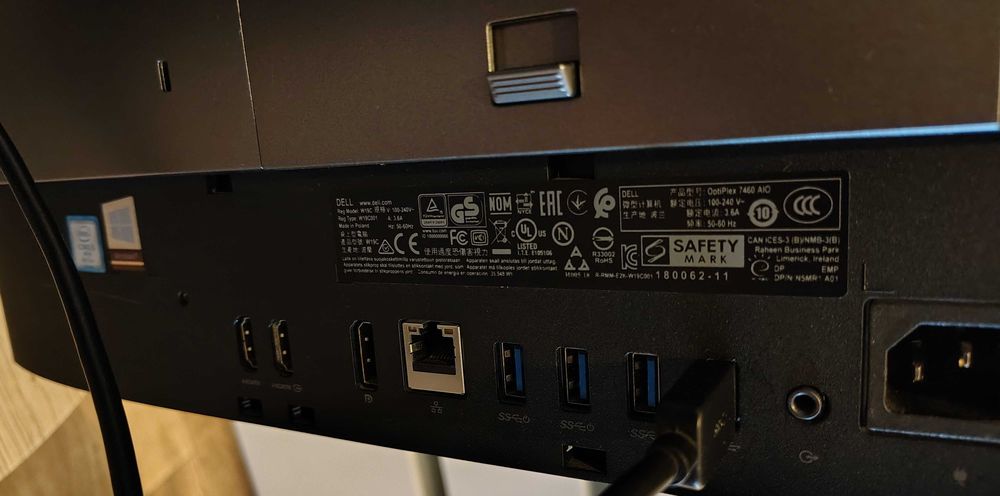 Dell AIO Optiplex 7460 i5-8500 NVIDIA GTX1050 4GB 1TB SSD 16MB