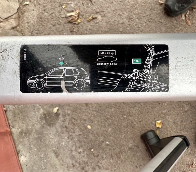 поперечини,  рейлінги на кришу VW Golf  оригінал в гарному стані